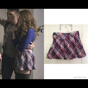 FOUND H&M plaid skirt